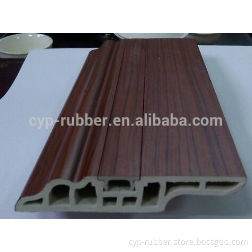 Flooring Accessories Surface Wooden Veneered PVC Skirting Board